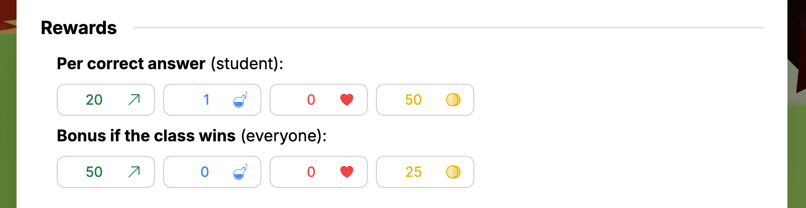 Configuration de l'aventure de classe